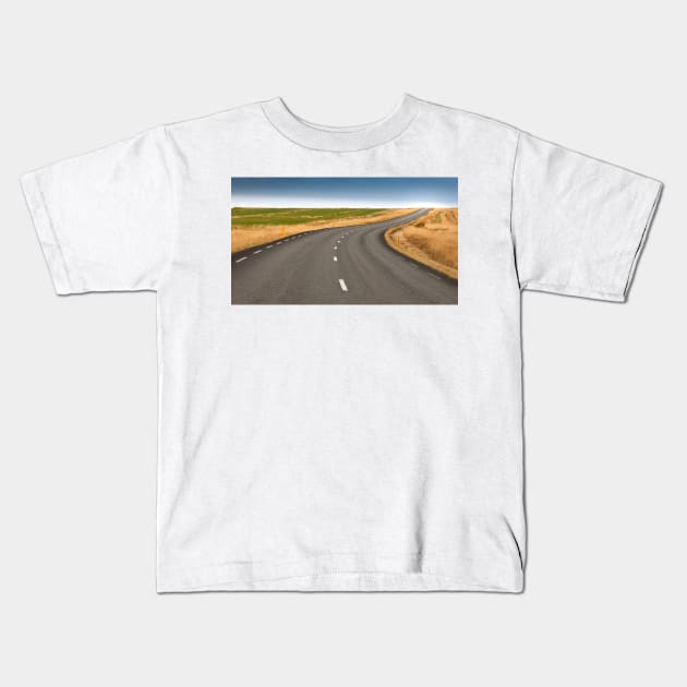 Iceland Ring Road Kids T-Shirt by jforno